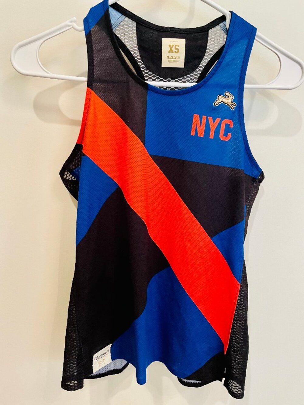 Tracksmith NYC Marathon XS Singlet- Like New